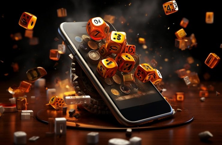 Studio Lightning Dice loverslab dengan tiga dadu dan kamera multi-sudut